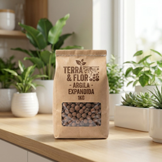 Argila Expandida Saco 1Kg -  Paisagismo Drenagem Vasos Jardim Decoração em Oferta na Shopee