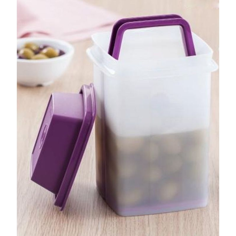 Porta Conserva Pra Azeitonas Picles e Frutas em Calda 1,2L Serve e Conserva Tupperware