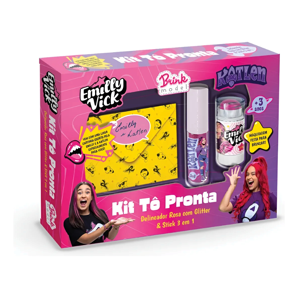 Kit Tô Pronta Emilly Vick E Katlen Dos Rosa - Brink Model em Oferta na Shopee