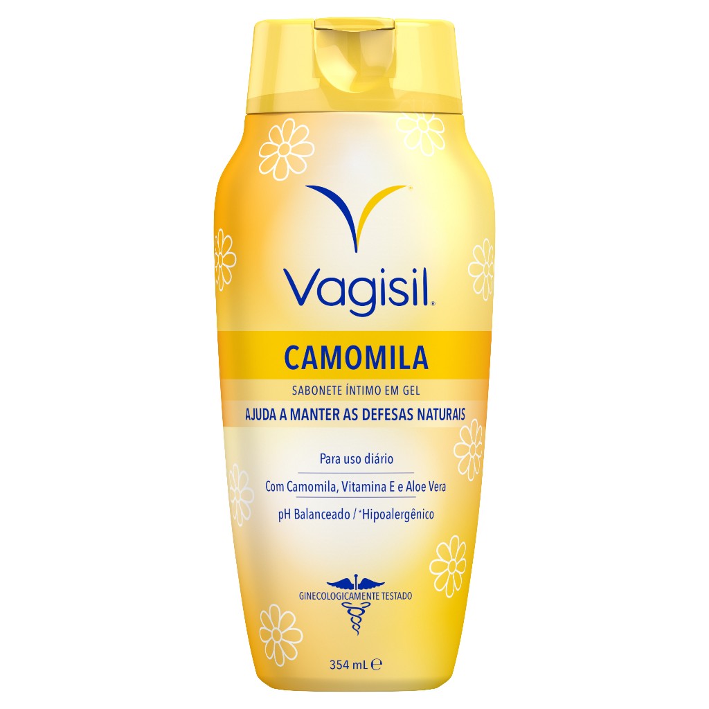 Sabonete Líquido Íntimo Feminino Vagisil Camomila 354ml