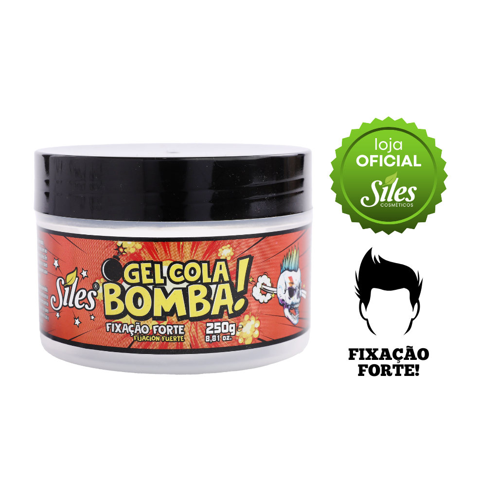 Gel Cola Bomba Siles Fixação Forte 250g