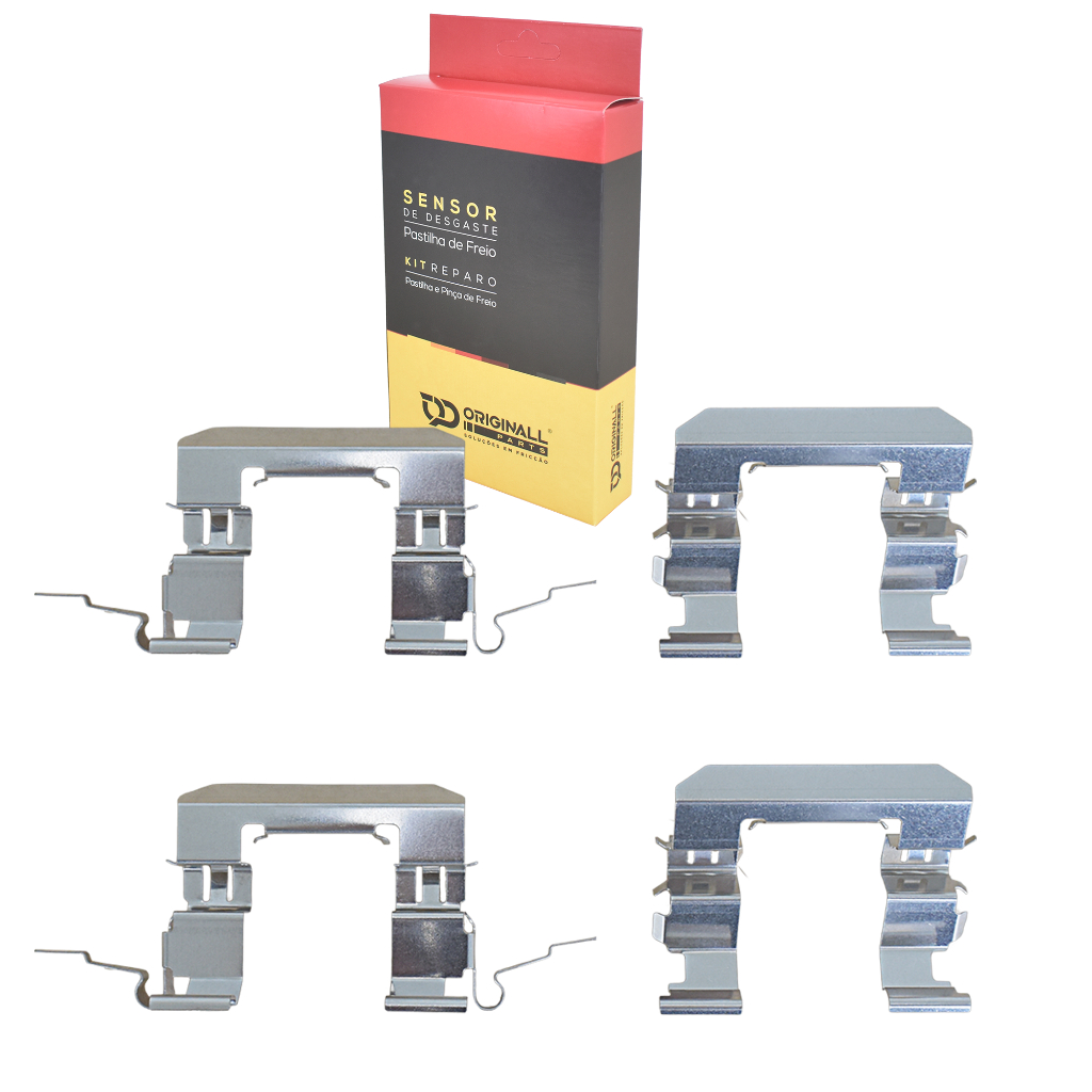 Kit 4 Trava Mola Pastilha Freio Dianteiro Nissan Sentra 2007 A 2020 Suzuki SX4 2009 a 2015 em Oferta na Shopee