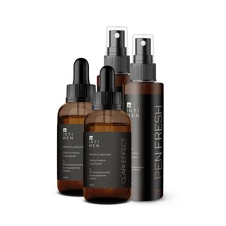 Kit 2 Clareadores Íntimos + 2 Perfumes Masculinos Intimen | Clari Effect + Pen Fresh em Oferta na Shopee