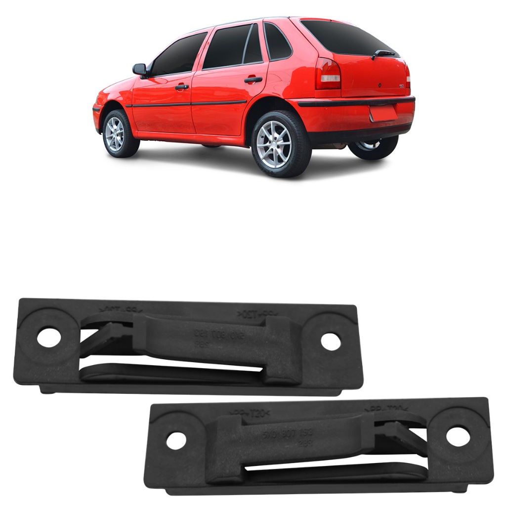 Par Suporte Guia Parachoque Traseiro Gol G3 1999 2000 2001 2002 2003 2004 2005 Fase II em Oferta na Shopee