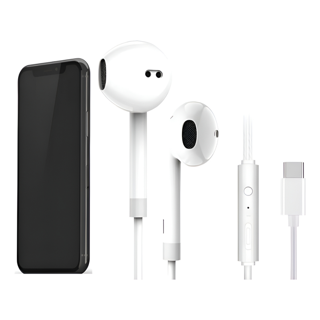Fone de Ouvido fio Tipo-C Premium Compatível Motorola.a Samsumg.g e i.Phonee 15 