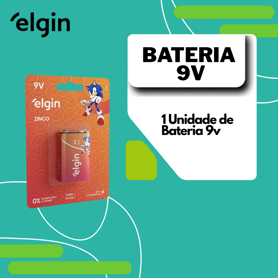 Elgin 9v para brinquedos Rádio Sensor Escolha sua Quantidade 01, 03, ou 05 Unidades em Oferta na Shopee