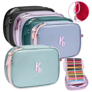 Estojo Feminino Kika Box Quadrado Divisórias Escola Especial em Oferta na Shopee