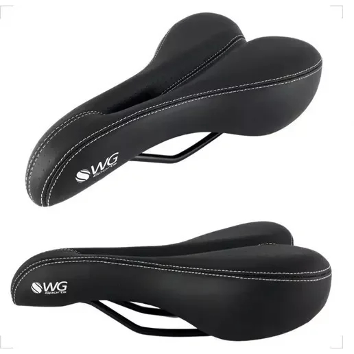 Selim De Bicicleta MTB Vazado WG Sports 270 x 170mm Preto em Oferta na Shopee