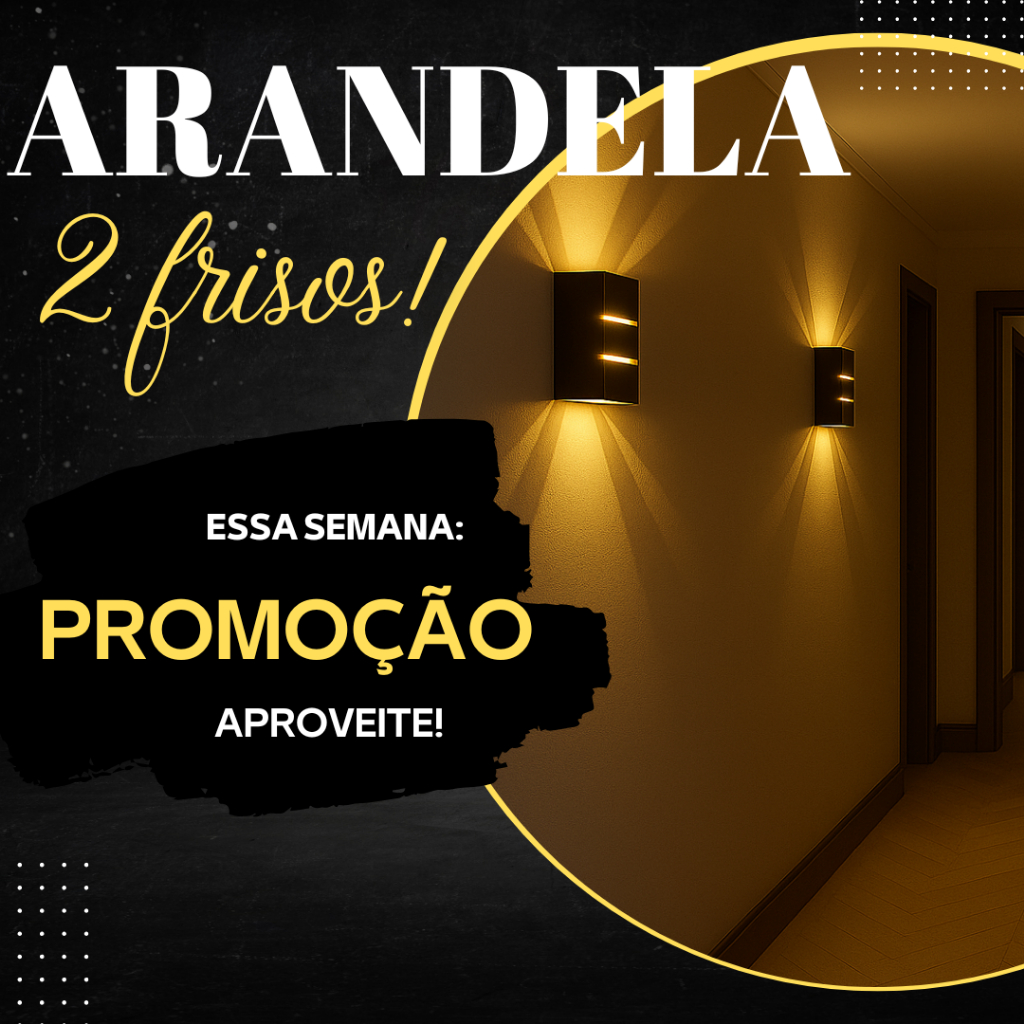 Arandela de Parede 2 Focos 2 Frisos Interna Externa Luminária de parede Muro Escada Corredor Moderna Expedição