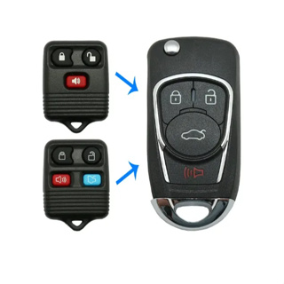 Chave Canivete Alarme Ford Ka Fiesta Ranger Eco Sport 3 e 4 Botões Modelo Novo em Oferta na Shopee