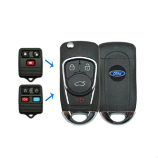 Chave Canivete Alarme Ford Ka Fiesta Ranger Eco Sport 3 e 4 Botões em Oferta na Shopee