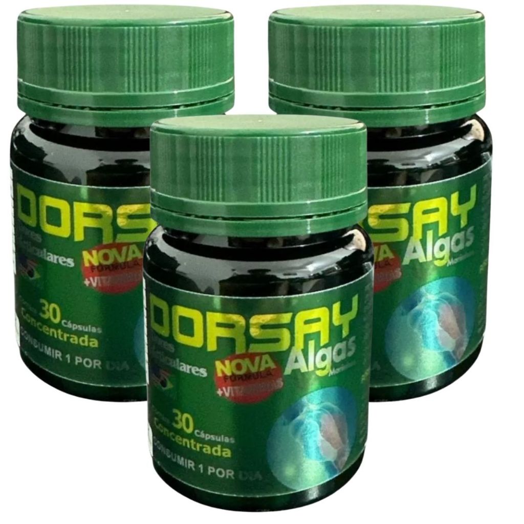 Suplemento Alimentar Dorsay Algas Marinhas | 3 Potes