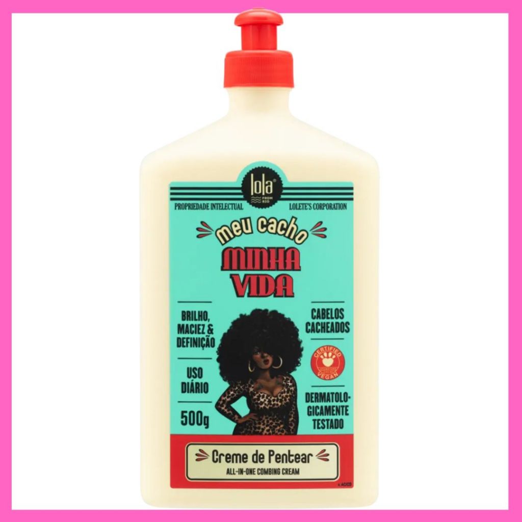 Creme De Pentear Lola Cosmetics Meu Cacho Minha Vida 500g em Oferta na Shopee