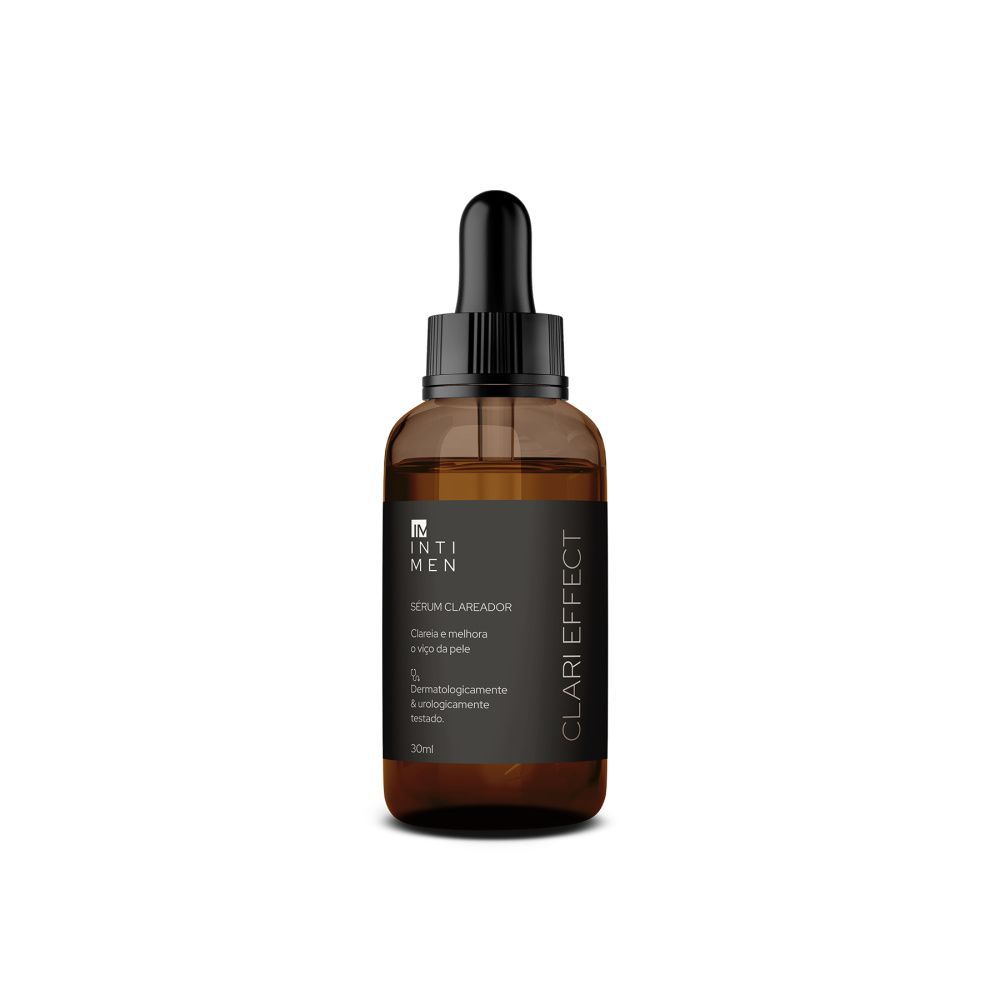 Clari Effect Clareador Íntimo Masculino 30ml – Uniformiza o Tom e Reduz Manchas na Região Íntima