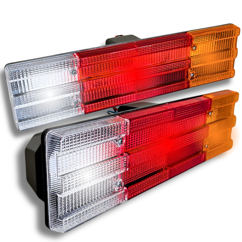 Par Lanterna Traseira Led Caminhão Mb 88 1618 1620 12v E 24v Ambos Lados Tricolor em Oferta na Shopee