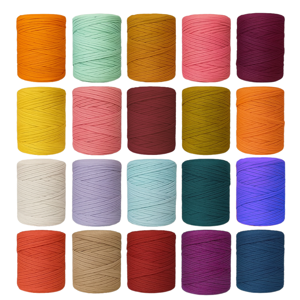 Fio De Malha Ecológico 500g Residual Para Crochê Colorido 80m Reciclavel Ecomalha em Oferta na Shopee