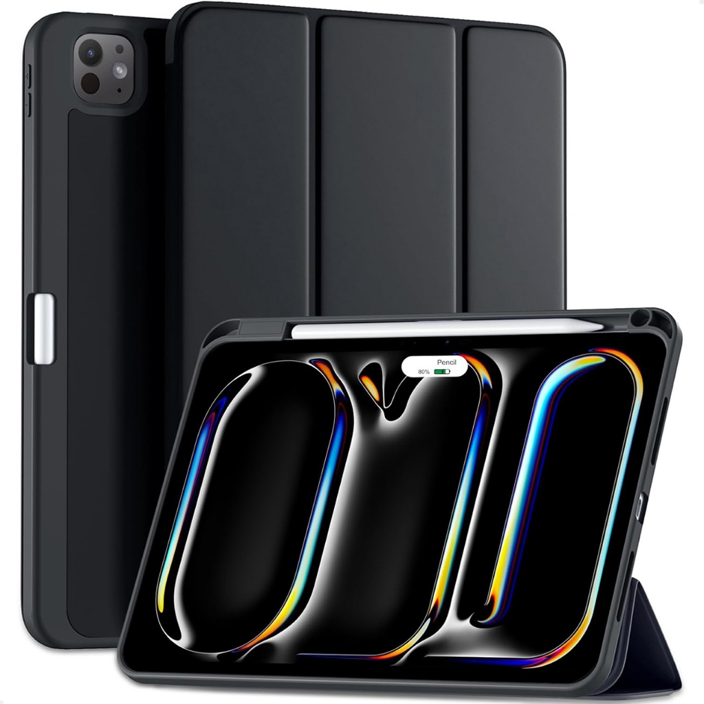 Capa Smart Case Para iPad Pro 11 Polegadas 2024 M4 C/ Suporte Caneta