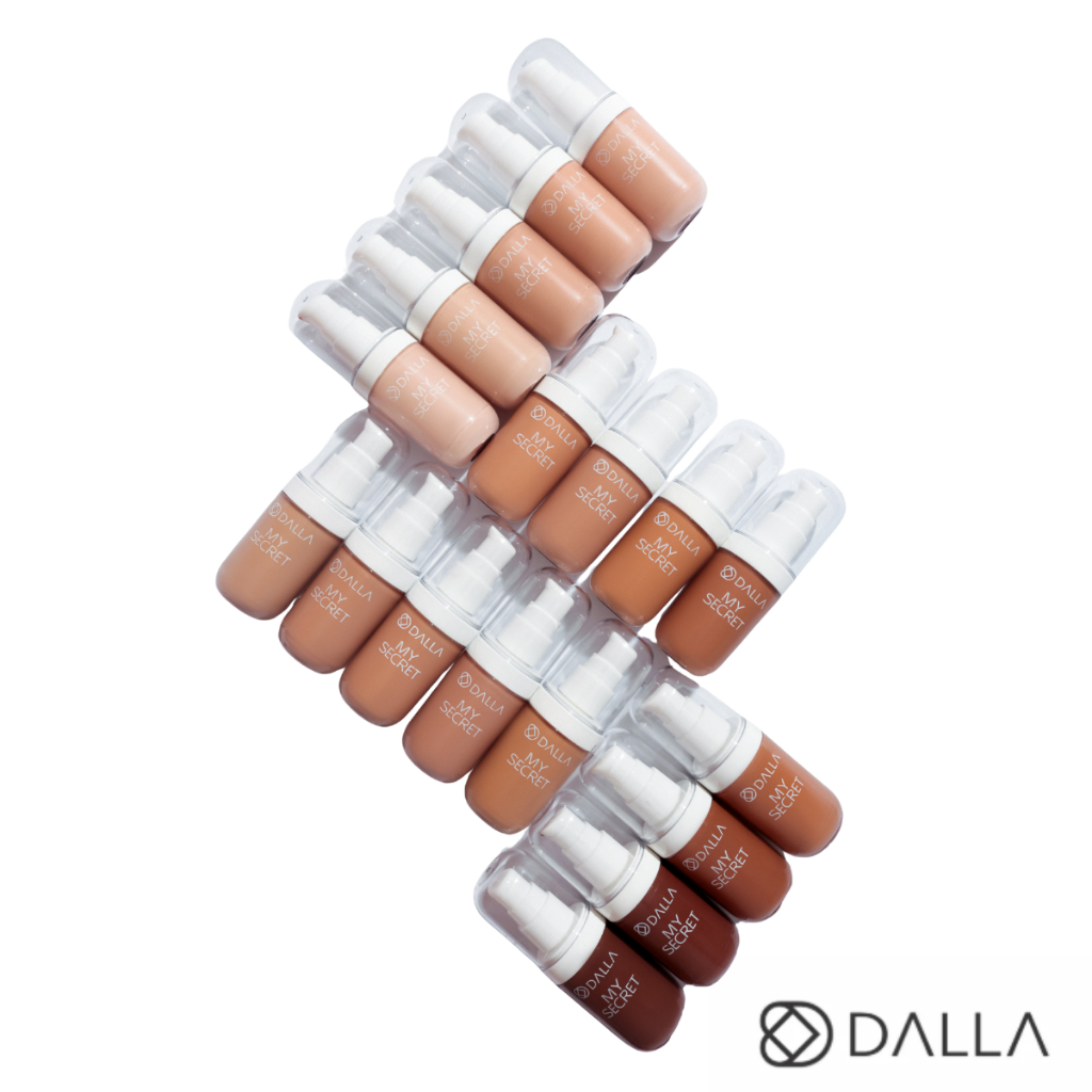 Base Liquida Matte Alta Cobertura Longa Duração Vegano My Secret 35ml - Dalla Make Up em Oferta na Shopee