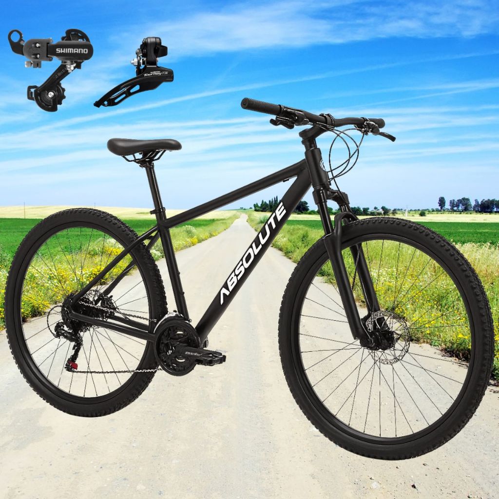 Bicicleta Absolute Nero 5 Aro 29 Aluminio 21v Urbana Lazer c/ Câmbios Shimano Freio Disco Suspenção Dianteira