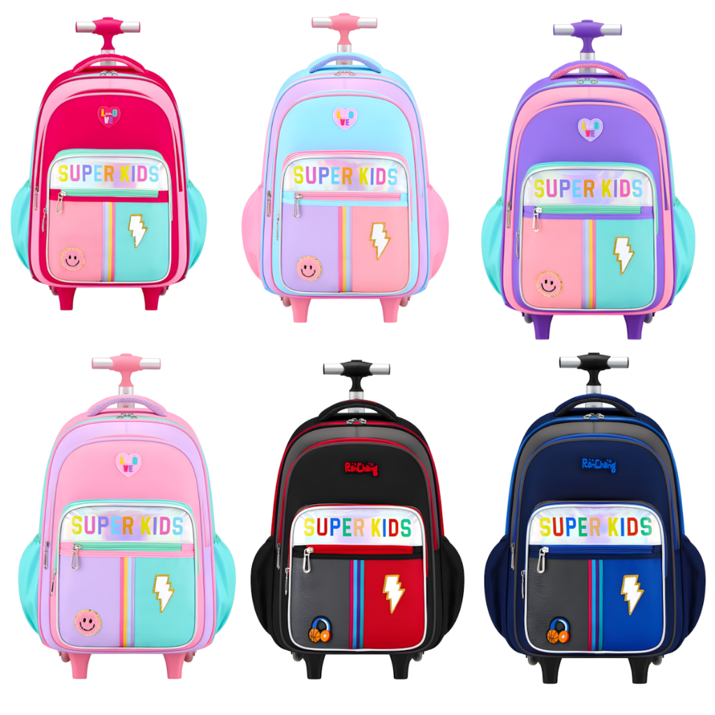 Mochila Infantil Escolar Juvenil Meninas Meninos Rodinha Duplas Reforçada Alta Qualidade em Oferta na Shopee