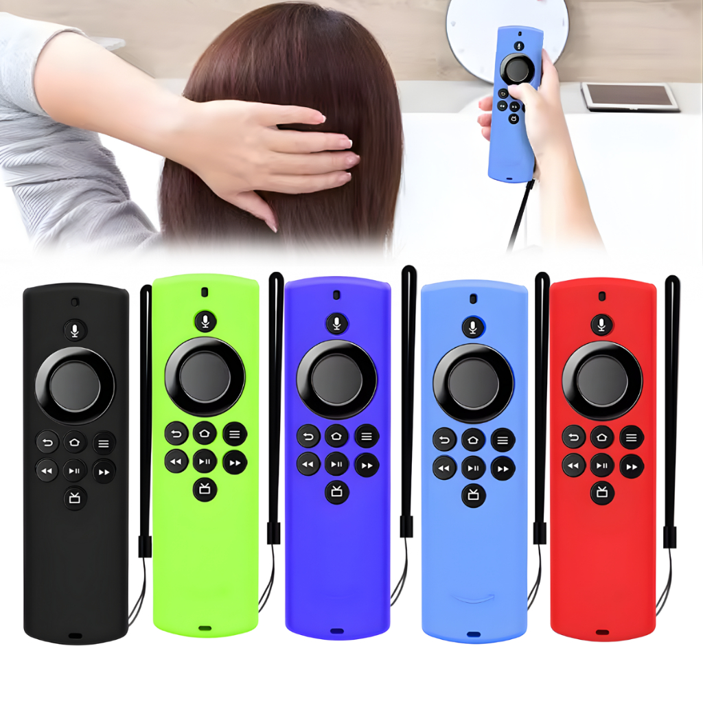 Capa Silicone Para Controle Remoto Amazon Fire TV Stick Lite Antiqueda em Oferta na Shopee