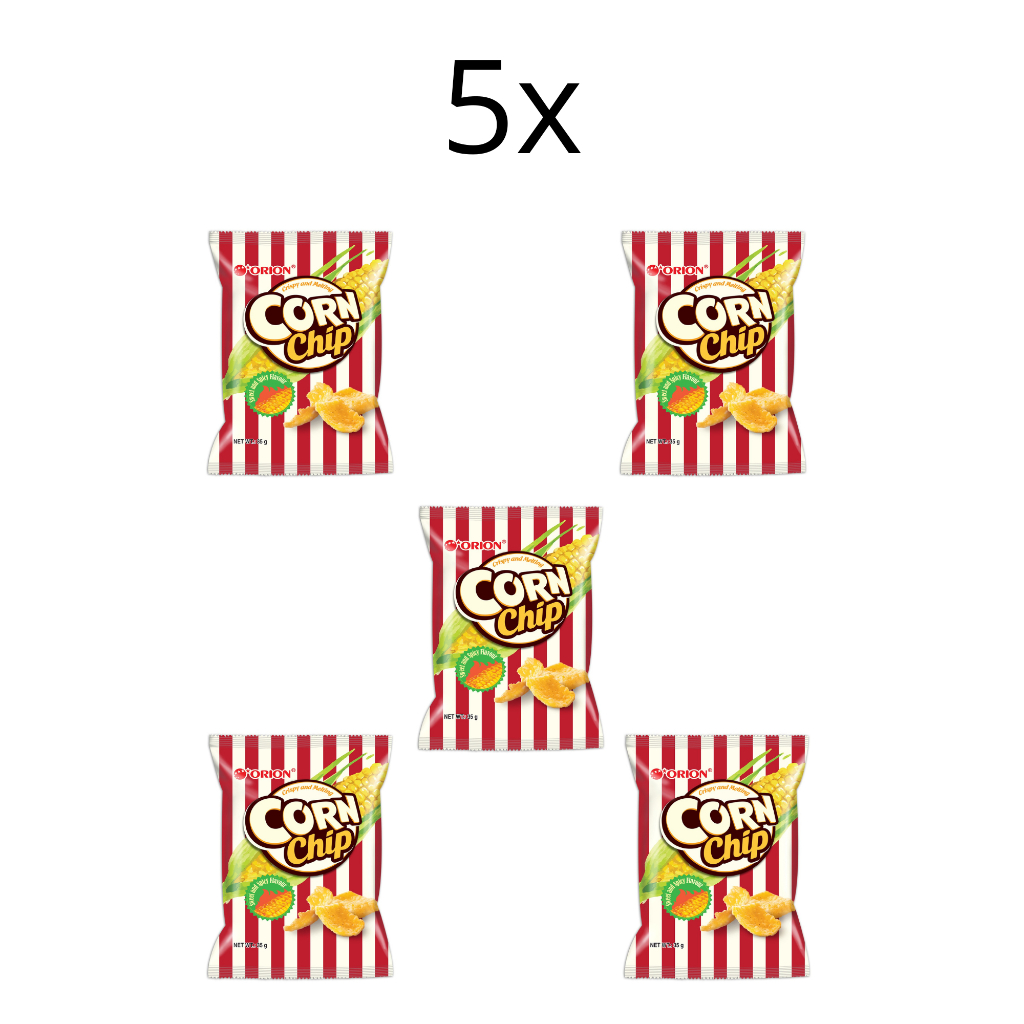 Kit 5 Salgadinho Coreano Orion Milho Agridoce Picante 35g | Crocante e Temperado | Snack Importado Mimos Korea em Oferta na Shopee