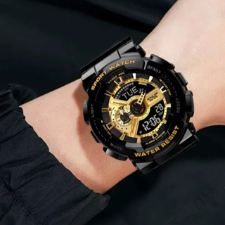 Relogio Masculino Sport Militar Shock Tatico Prova D'água Digital Analógico Esportivo Design Moderno em Oferta na Shopee
