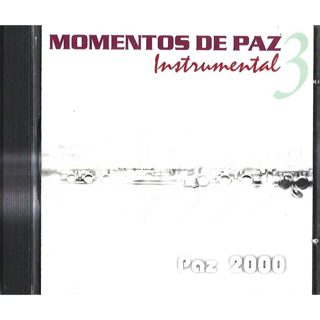 CD "Momentos de Paz" Instrumental - Paz 2000 Volume 3