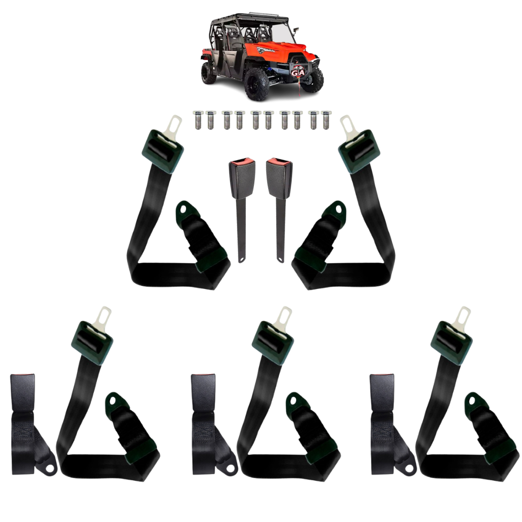 Kit Jogo De Cinto De Segurança Estático Bugue Buggy Completo 5 Bancos Universal