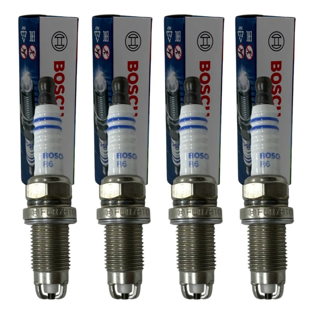 Jogo Vela Bosch Platina Dupla Audi A3 180cv 2003 Bosch#242236564 (4 Velas)