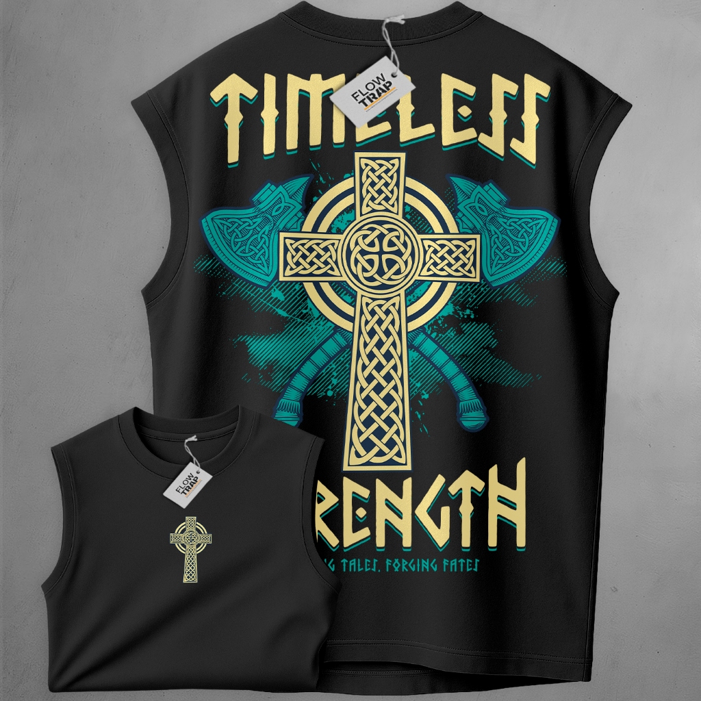 Regata Oversized Timeless Strength Cruz Machado Viking Treino Academia Maromba Lifestyle Camiseta em Oferta na Shopee