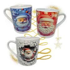 Caneca De Natal Ceramica Papai Noel Presente Natal Sortida
