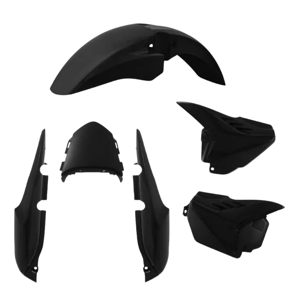Kit Carenagem Plástico CG 150 Cg150 Titan Mix 2009 2010 2011 2012 2013 Rabeta Tampa Lateral Paralama em Oferta na Shopee
