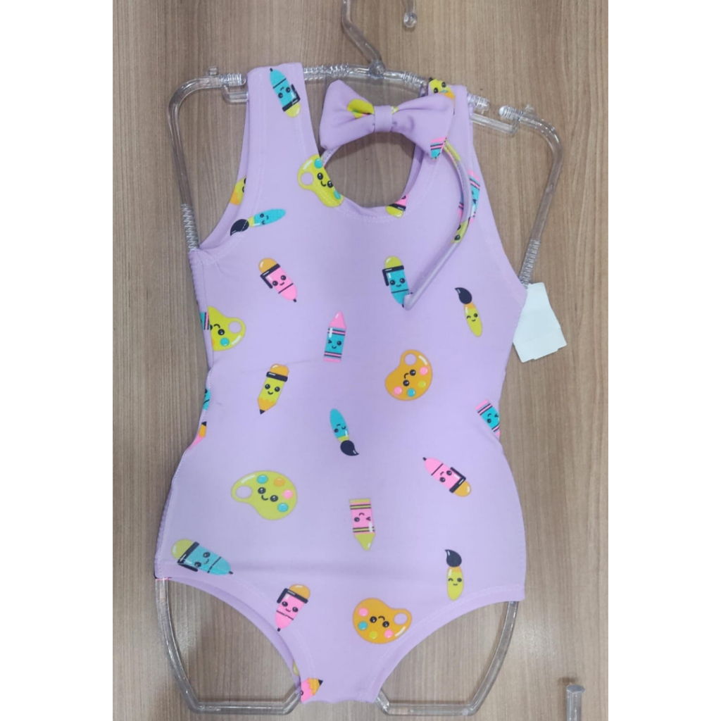 Maiô Infantil ; Body/ maiô infantil menina ; Maiô infantil estampado ; Body infantil