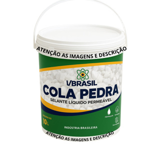 Cola Pedra VBrasil 10L - (2x 5L) Trava Pedra e Rende Muito em Oferta na Shopee