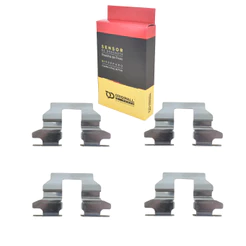 Kit 4 Trava Mola Pastilha Freio Traseiro Nissan Sentra 2.0 2014 A 2020