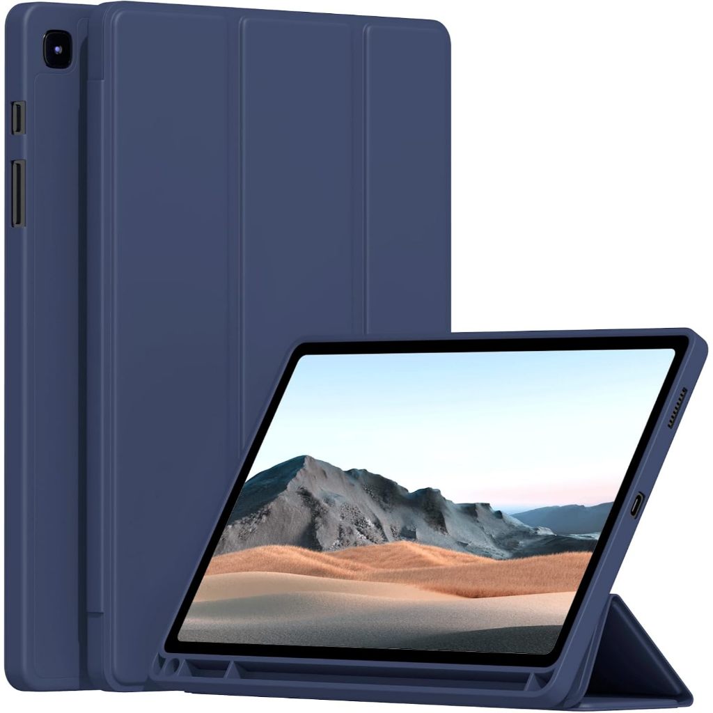 Capa Smart para Samsung Galaxy Tab S6 Lite de 10.4 Polegadas 2024 2022 2020 Case Book Capinha Top Tablet 10,4p Película