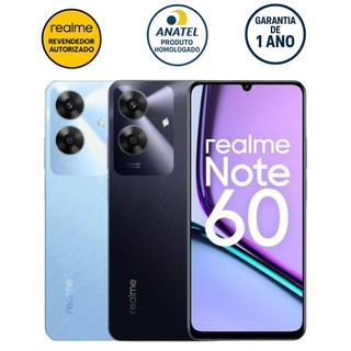 Celular Smartphone Realme Note 50/60 4G 256/4GB 128GB/4GB 64GB/3GB Ram Original (1 Ano de Garantia)