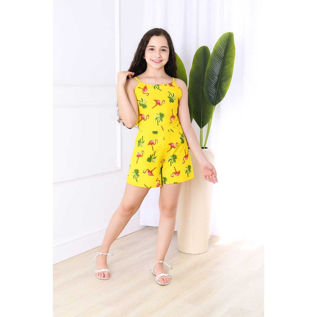 Macaquinho Feminino Infantil e Juvenil com Estampa a partir de 4 AO 14 anos em Oferta na Shopee