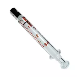 Seringa De Vidro Bico Luer Lock Bico Metal Reutilizável Escolher Tamanho