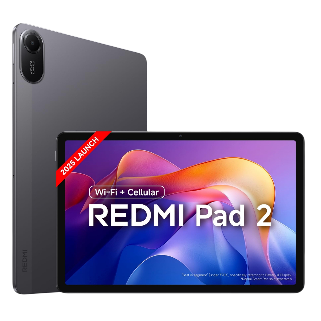 Tablet Xiaomi Redmi Pad 2 4G, Tela LCD 11", Com Entrada para Chip, Versão Global, Original