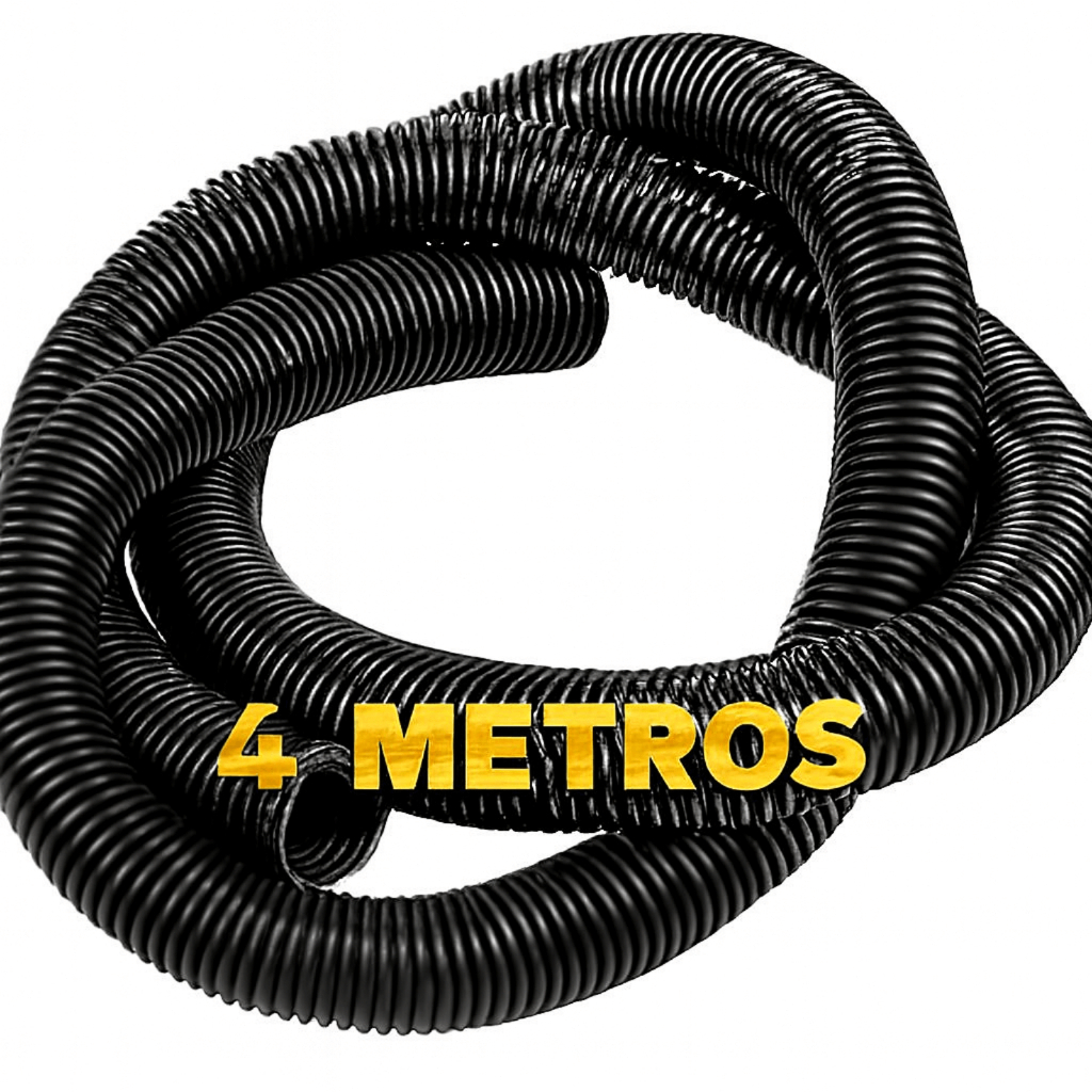 Mangueira Universal 32mm 4 Metros - Compatível Com Aspirador Pó Electrolux  Com Diversos Modelos