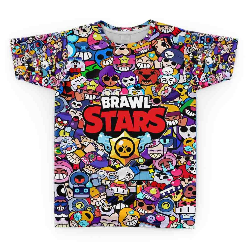 Camiseta Camisa BrawStar ADULTO e INFANTIL
