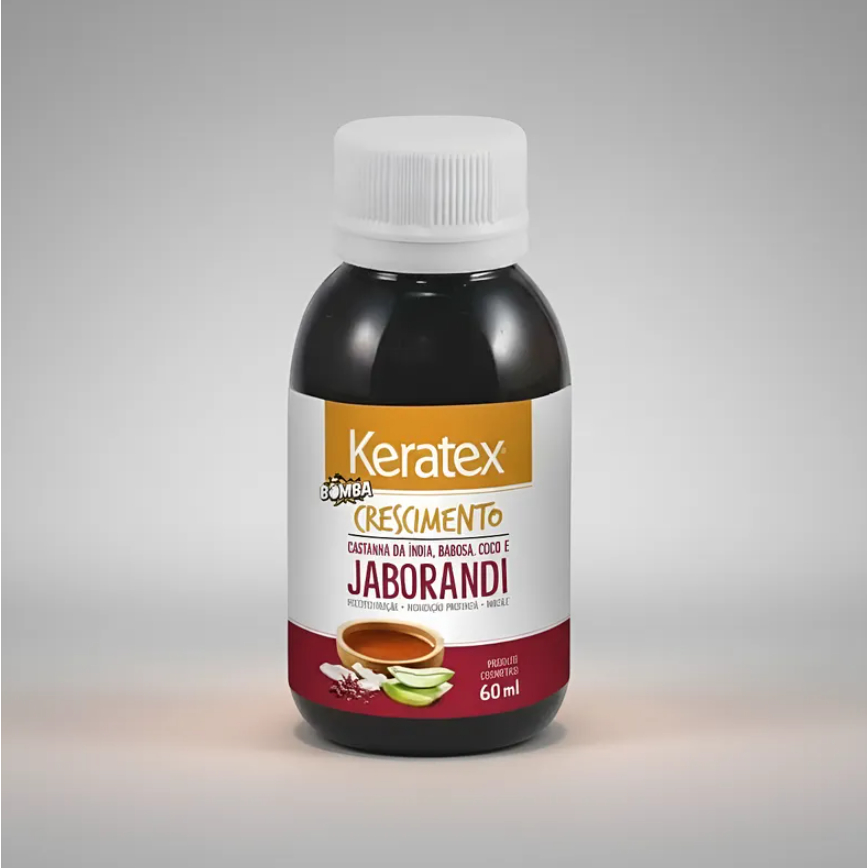 Oleo Capilar Keratex 60ml Bomba de Crescimento Jaborandi