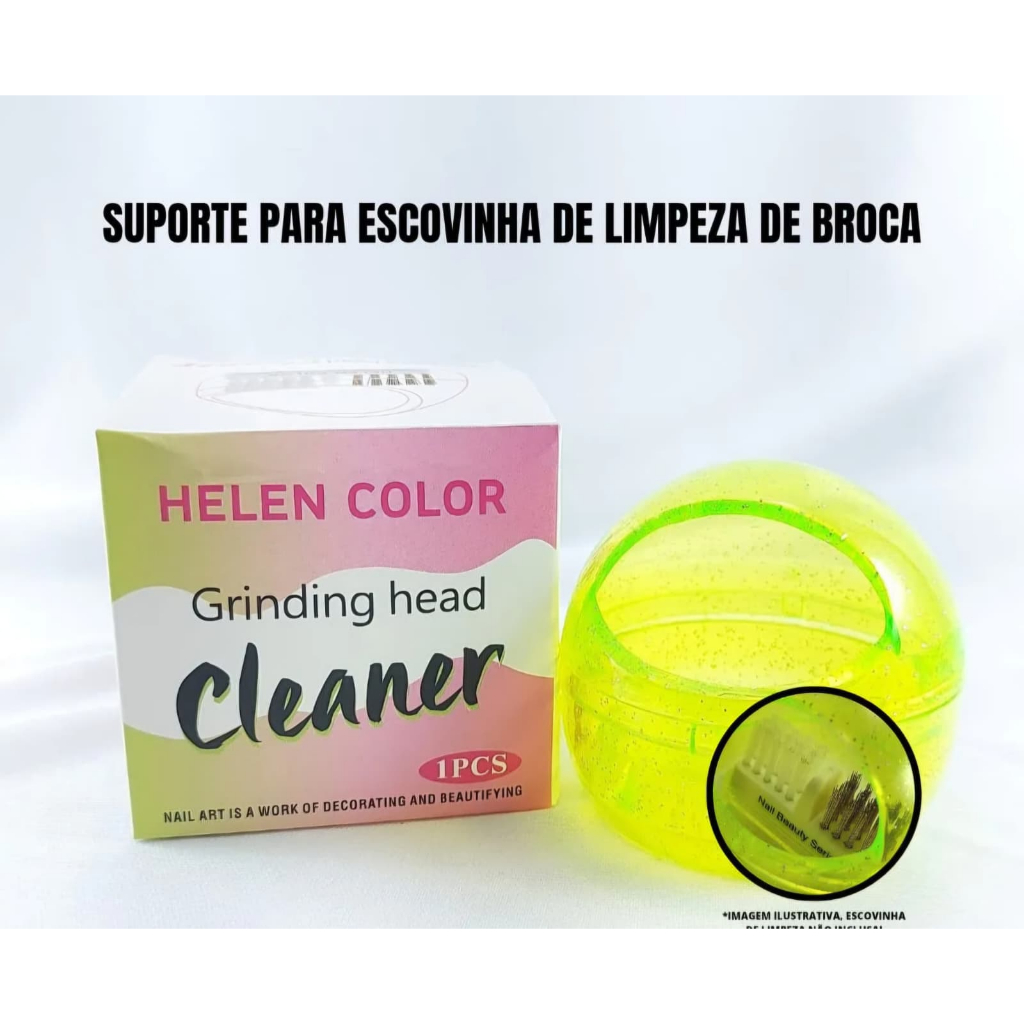 Suporte Para Escovinha De Limpeza de Broca de Unha