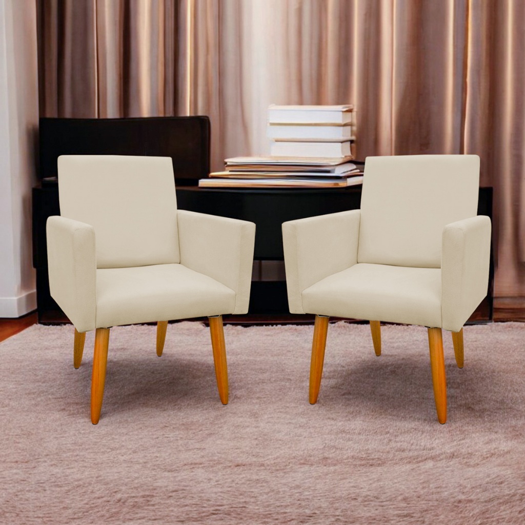 Cadeira Poltrona Nina para Salão de Beleza Manicure Pedicure Penteadeira Quarto de Menina