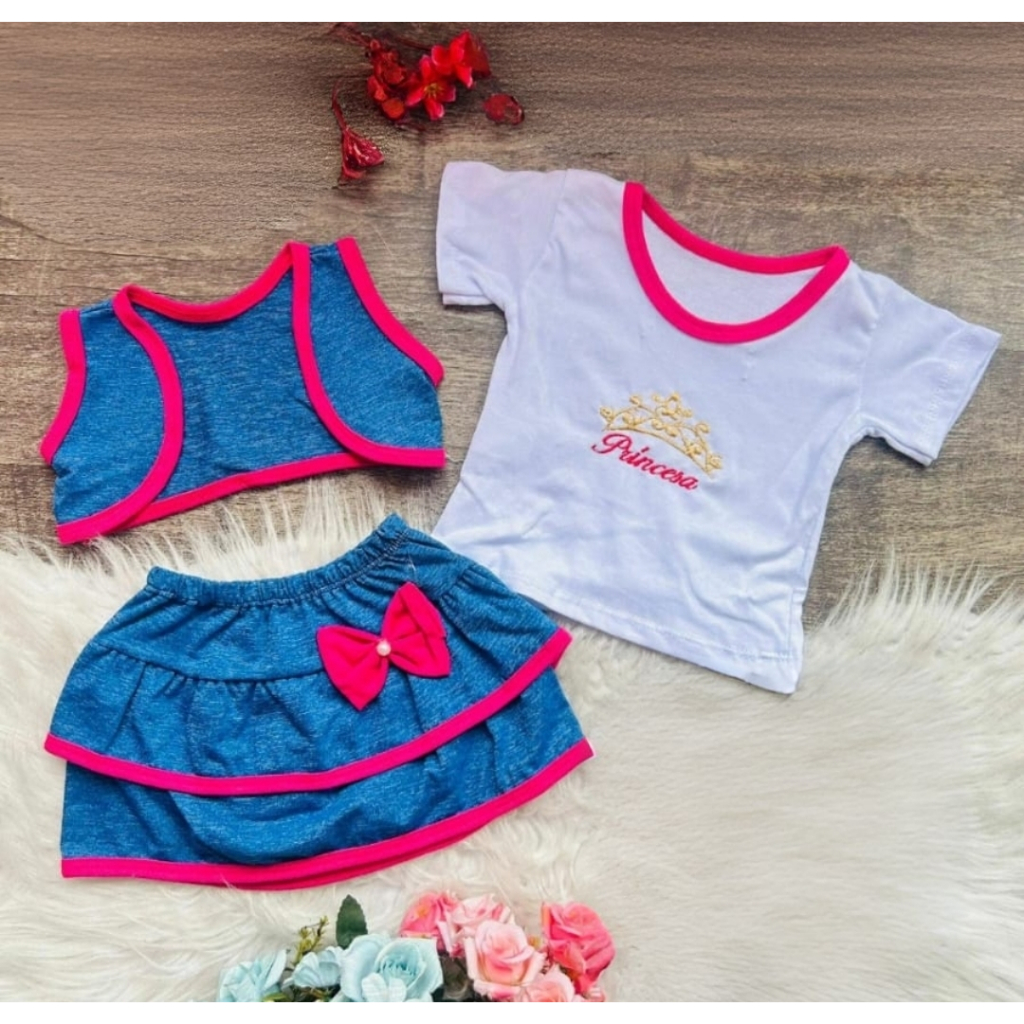 Kit baby menina; roupa menina RN; conjunto menina bebê ; conjunto RN menina