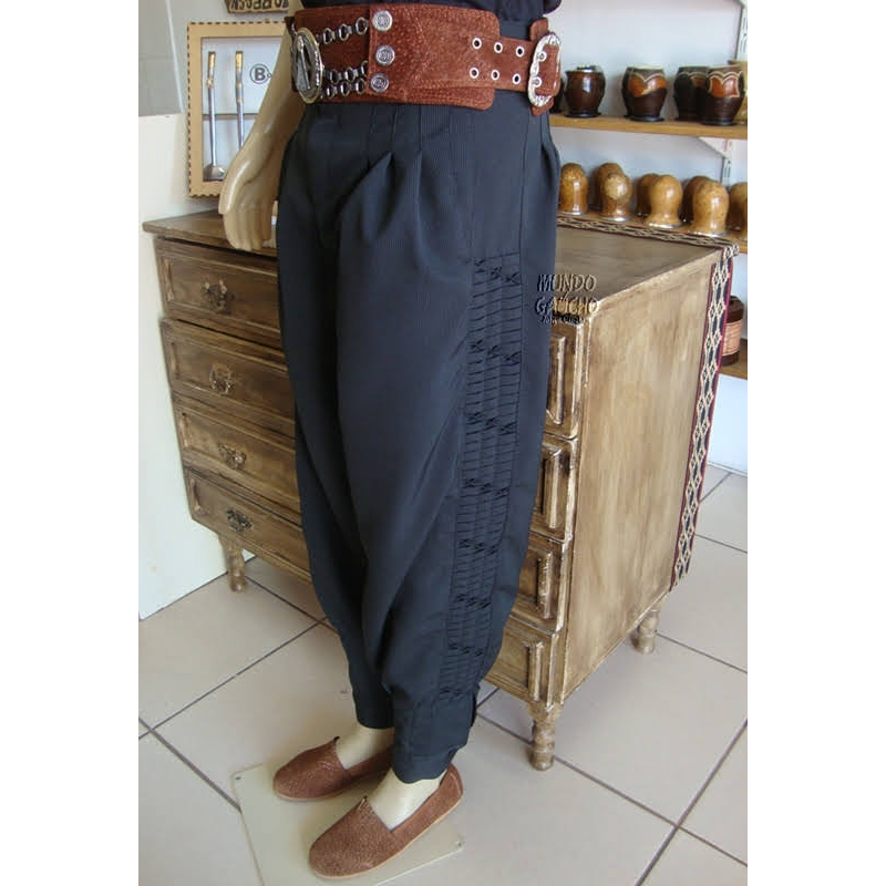 Bombacha com Favo em Alfaiataria