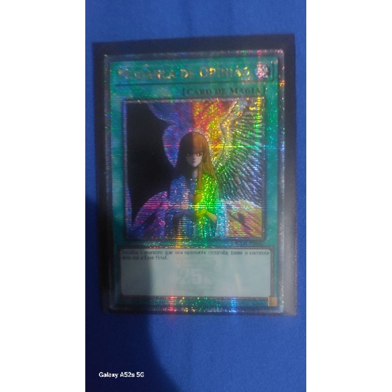 carta rara Yu Gi Oh mudança de opinião century secret ultra rara