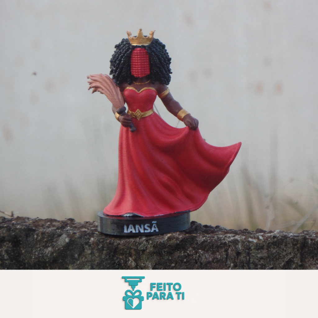 Imagem de Iansã – Arte Religiosa Umbanda/Candomblé em Oferta na Shopee